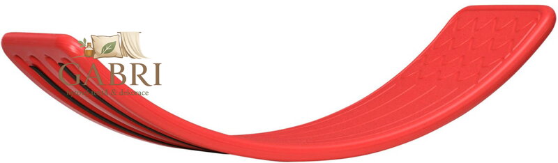 MERCO Balanční deska vlnka 81x20x28cm protiskluzová červená