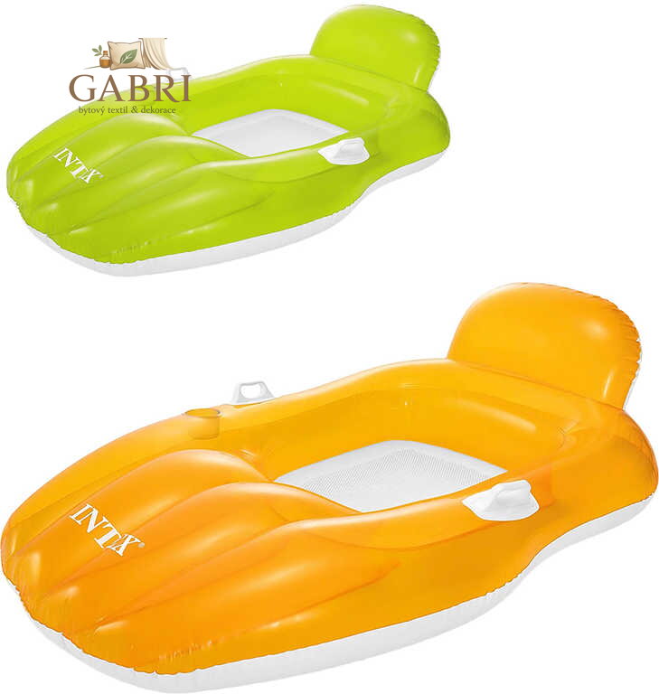 INTEX Matrace nafukovací 163x104cm sedačka do vody 2 barvy 56805