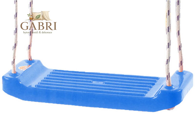 MAD Houpačka modrá závěsná 43x17cm plastové prkénko