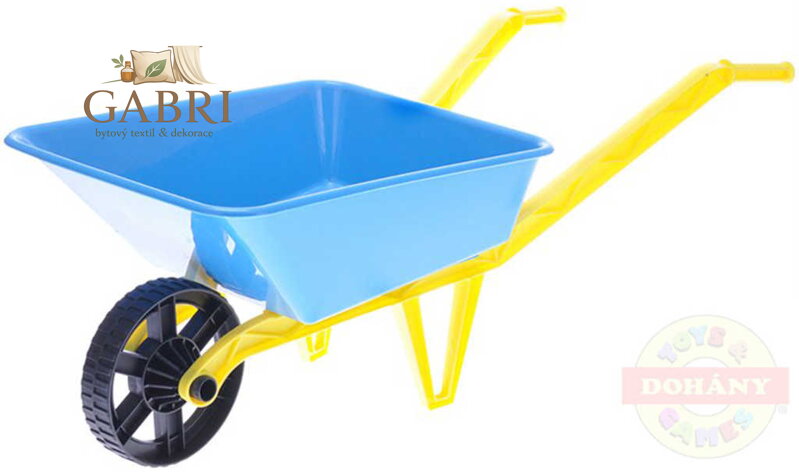 MAD Dětské kolečko (kolečka) na písek modré 72x29x25cm plast