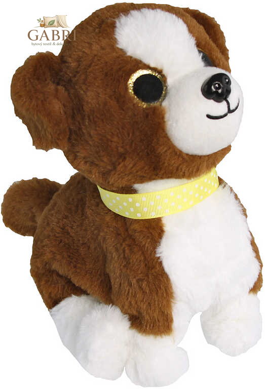 EP Line PLYŠ Hafící II Pejsek interaktivní Ťapka Bígl 12 povelů na baterie Zvuk