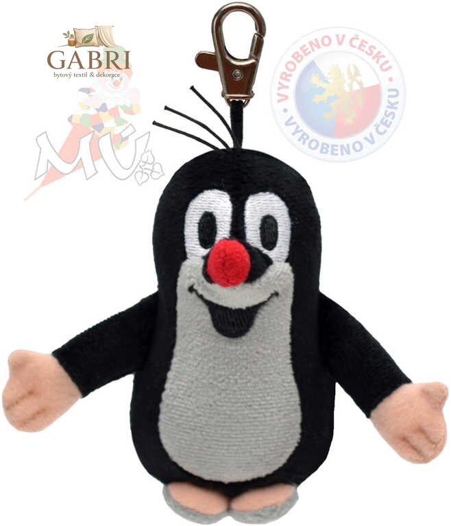 MORAVSKÁ ÚSTŘEDNA Krtek s karabinou 10 cm Krteček *PLYŠOVÉ HRAČKY*