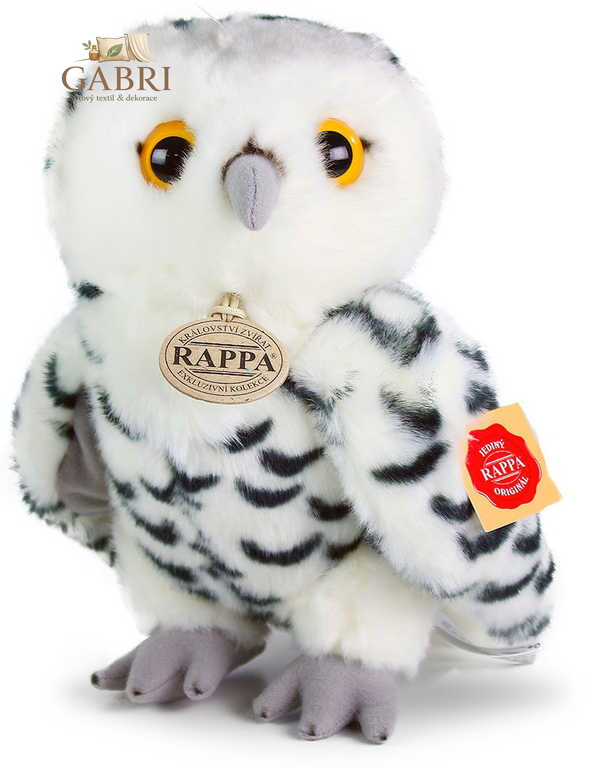 PLYŠ Sova bílá 25cm exkluzivní kolekce *PLYŠOVÉ HRAČKY*