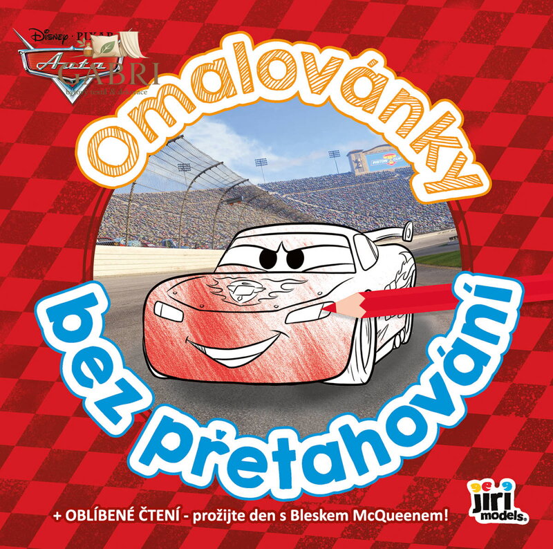 JIRI MODELS Omalovánky bez přetahování Auta (Cars)
