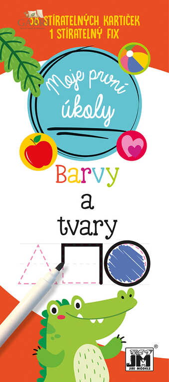 JIRI MODELS Moje první úkoly Barvy set 40 kartiček s fixem