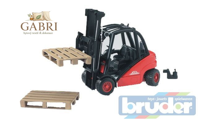 BRUDER 02511 (2511) Vysokozdvižný vozík LINDE H30D
