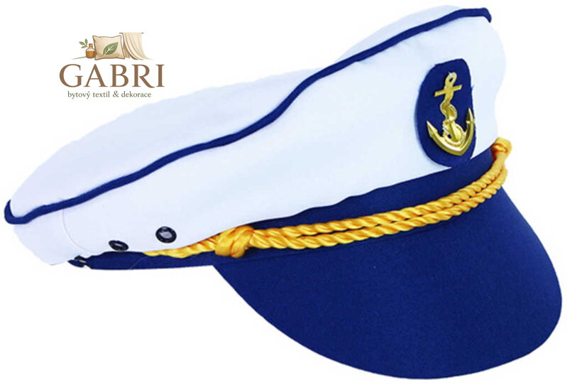 KARNEVAL Čepice námořní kapitán *KARNEVALOVÝ DOPLNĚK*