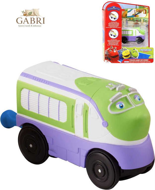 CHUGGINGTON Touch And Go vláček veselý lokomotiva Koko na baterie