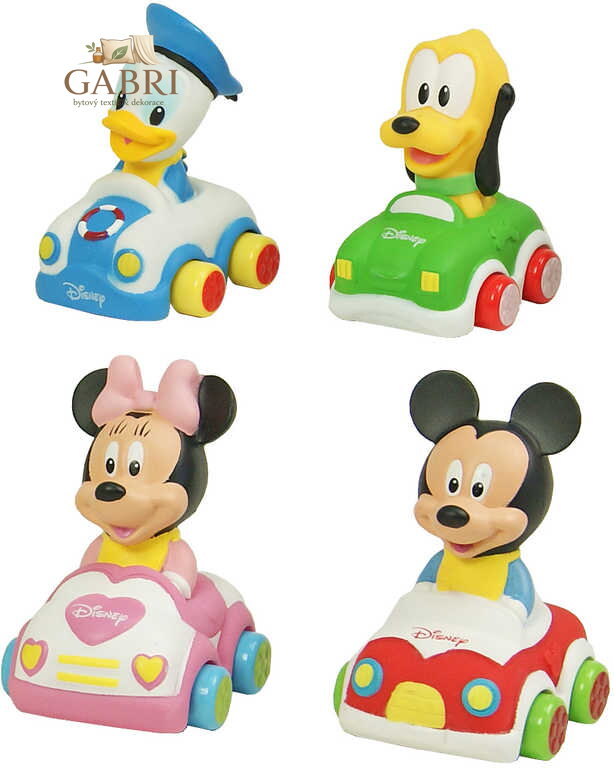 CLEMENTONI Baby autíčko Disney s figurkou různé druhy pro miminko