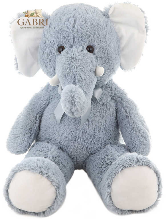 PLYŠ Slon 90cm s mašlí *PLYŠOVÉ HRAČKY*