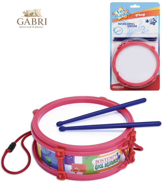 BONTEMPI Bubínek baby dětský s paličkami a popruhem *HUDEBNÍ NÁSTROJE*