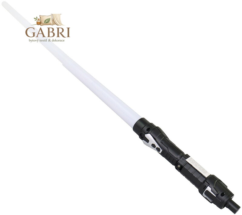 Meč vesmírný dětský světelný 76cm 7 barev Světlo Zvuk možnost spojení dvou mečů 2v1