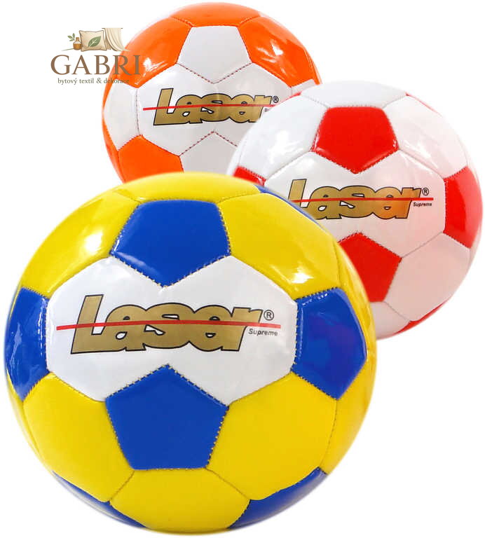 Míč malý LASER kopačák 15cm šitý 3 barvy