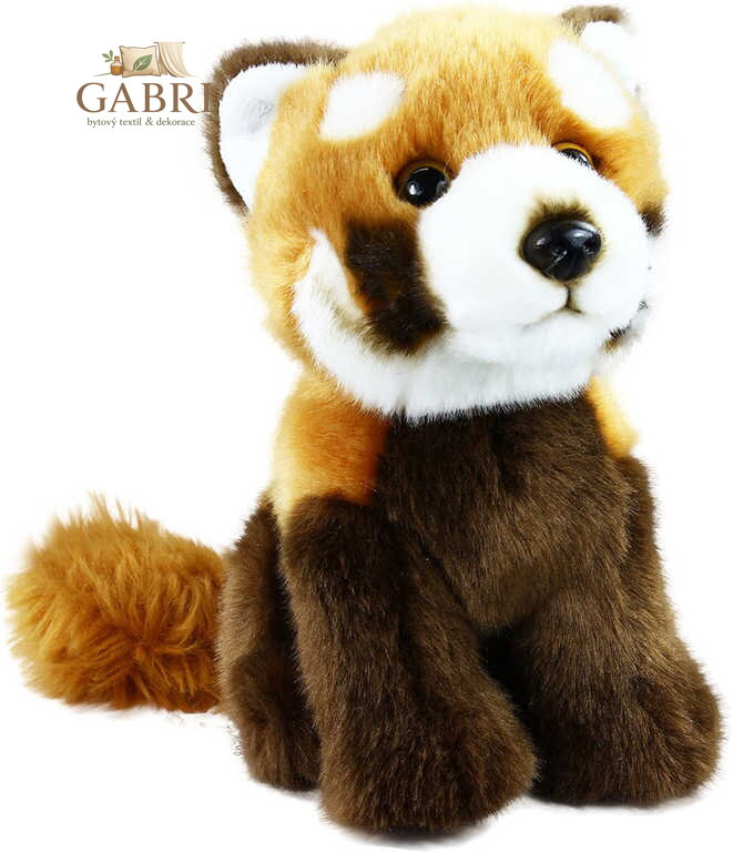 PLYŠ Panda červená sedící 18cm exkluzivní kolekce *PLYŠOVÉ HRAČKY*