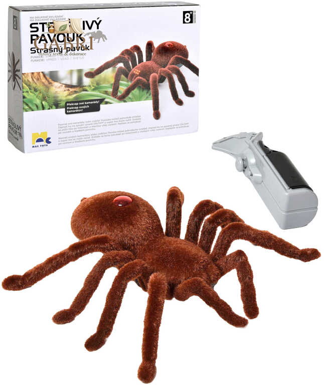 MAC TOYS RC Pavouk strašlivý na baterie na dálkové ovládání Světlo