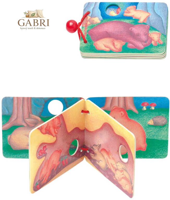 MERTENS DŘEVO Knížka medvědí příběh *DŘEVĚNÉ HRAČKY*