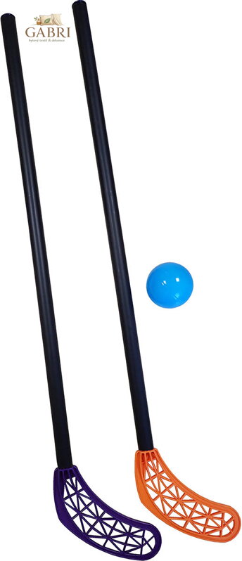 Florbalová dětská mini sada 2 hokejky florbalky + soft míček