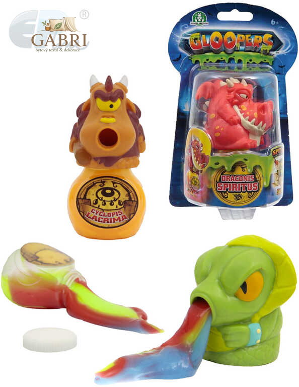 EP Line Gloopers příšerka set figurka gumová s nádobkou se slizem 8 druhů