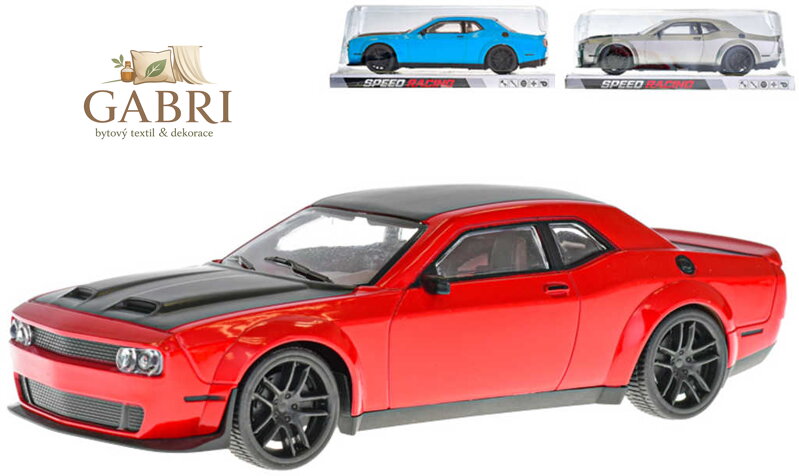 Auto sportovní 28cm na setrvačník plast blister 3 barvy