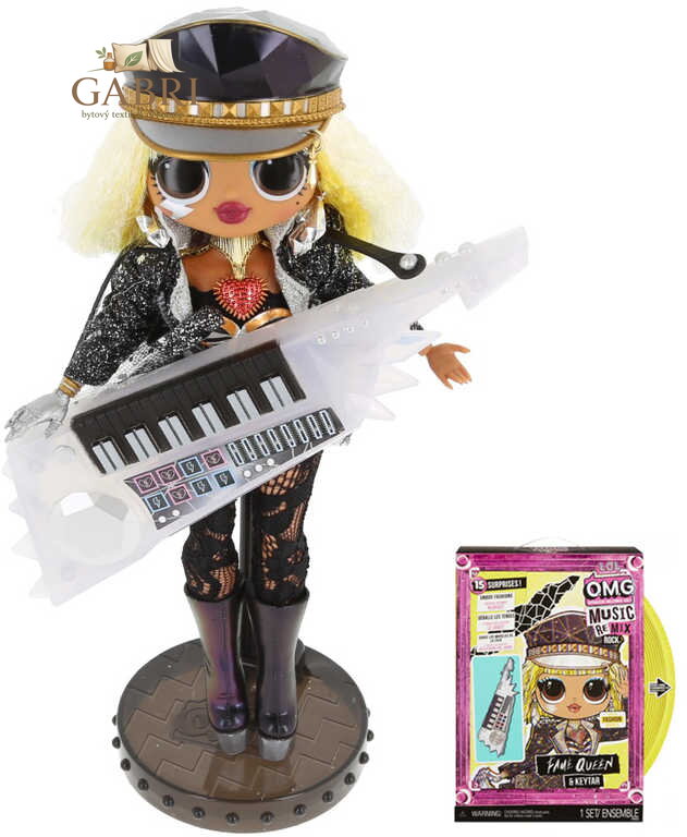 L.O.L. Surprise! OMG ReMix Rock Velká ségra panenka Fame Queen 15 překvapení