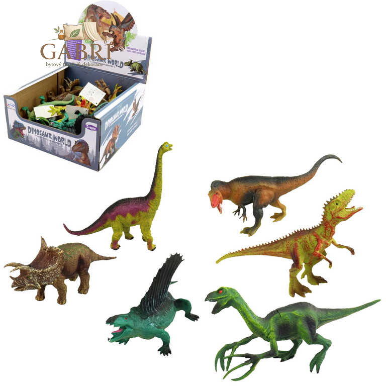 Zvířata dinosauři 11-18cm plastové figurky zvířátka 6 druhů