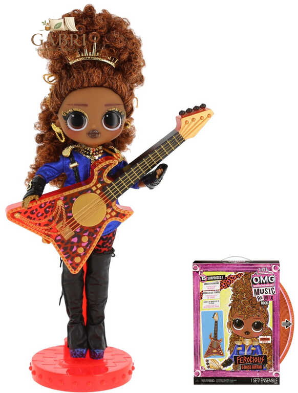 L.O.L. Surprise! OMG ReMix Rock Velká ségra panenka Ferocious 15 překvapení