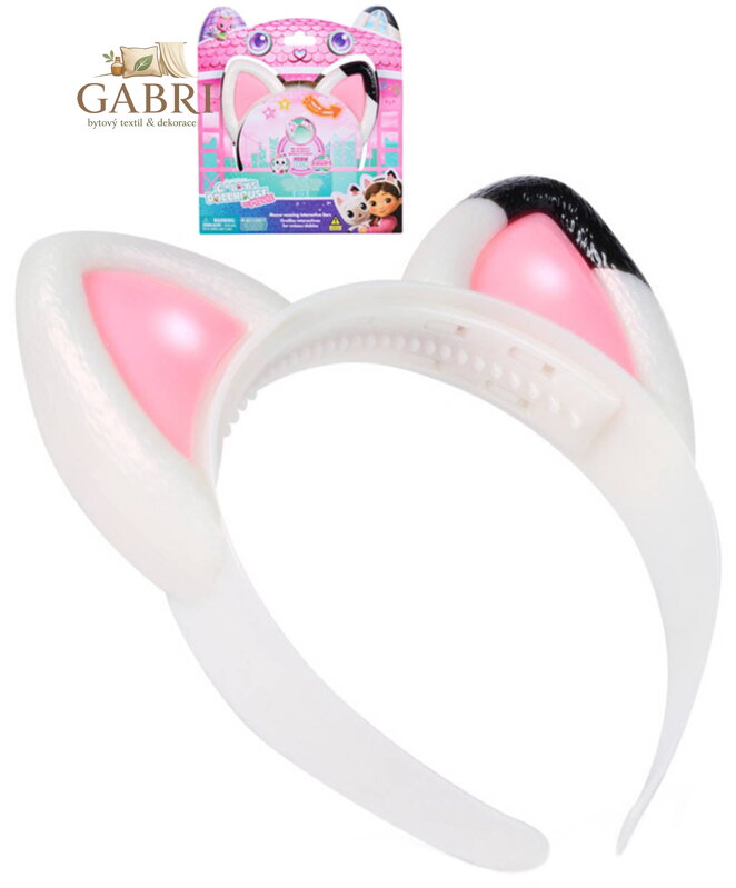 Ouška interaktivní Gábinin kouzelný domek film na baterie Světlo Zvuk