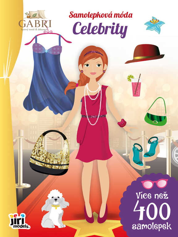 JIRI MODELS Samolepková móda Celebrity 400 samolepek