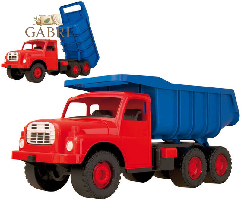 DINO Tatra T148 klasické nákladní auto na písek 73cm modročervené sklápěcí korba