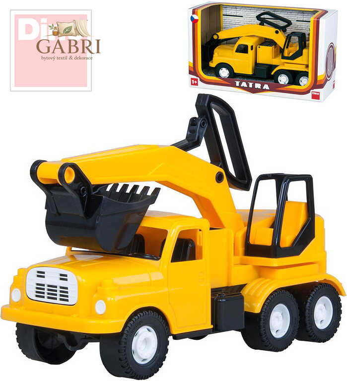 DINO Tatra auto nákladní žluté T148 Bagr 30cm na písek plast