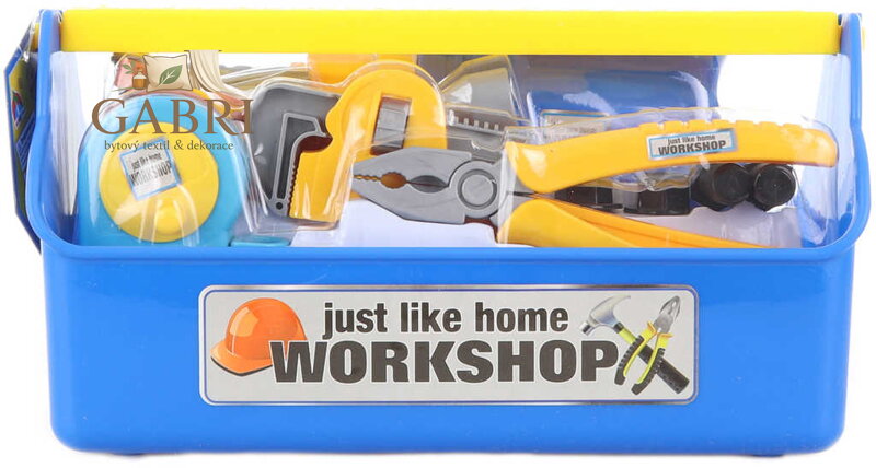 Nářadí plastové dětský set s vrtačkou a doplňky v transportním boxu