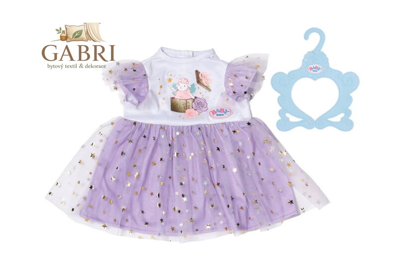 BABY BORN Šatičky Lila s tutu pro panenky 43cm