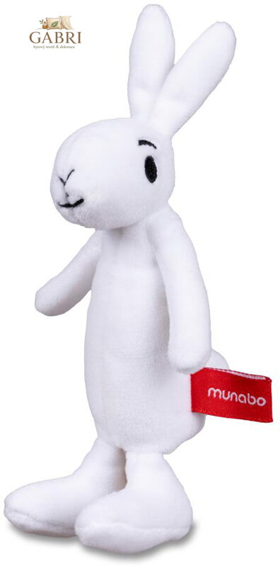 MORAVSKÁ ÚSTŘEDNA PLYŠ Králík Bobek prstový maňásek (Bob a Bobek)