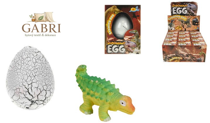 Dinosaurus ve vajíčku Rostoucí a líhnoucí se ve vodě Dino Vejce