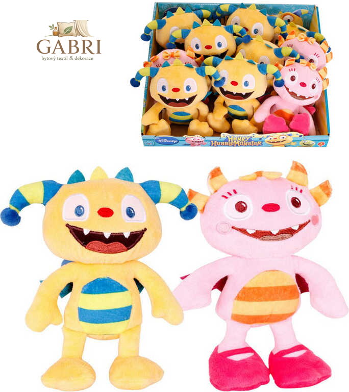 PLYŠ Postavička Henry Hugglemonster 15cm Disney 2 druhy *PLYŠOVÉ HRAČKY*