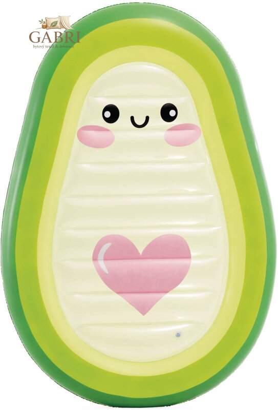 INTEX Lehátko Avokádo nafukovací matrace průhledná do vody 58739