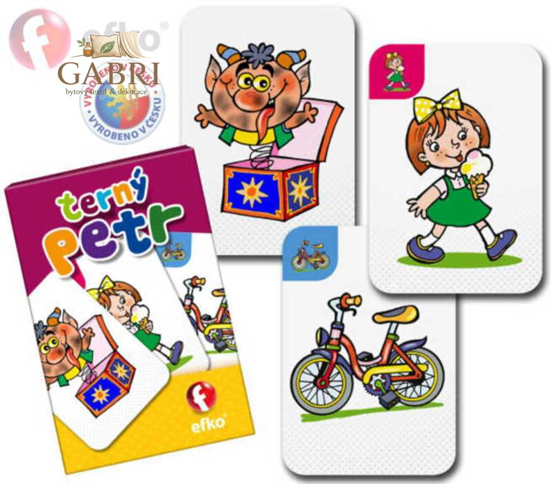 EFKO BABY Černý Petr karetní hra *SPOLEČENSKÉ HRY*