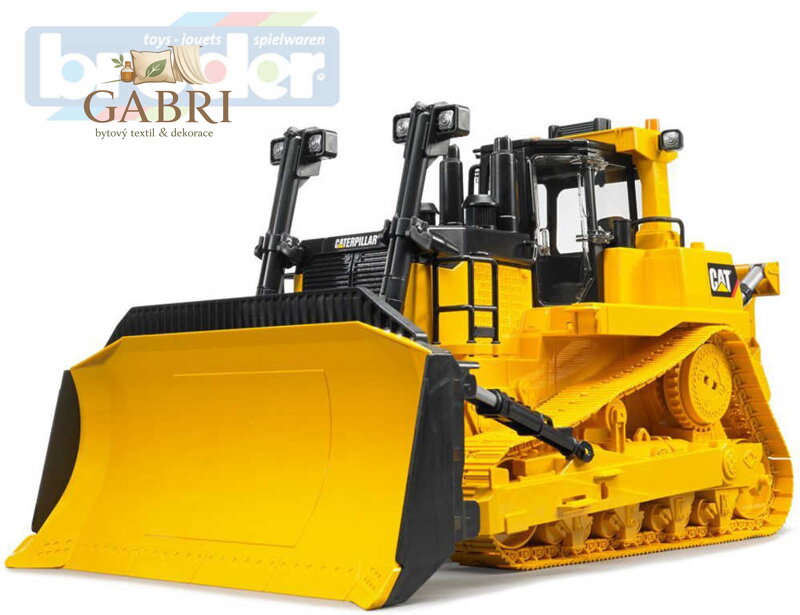 BRUDER 02452 Buldozer stavební stroj Caterpillar žlutý model 1:16
