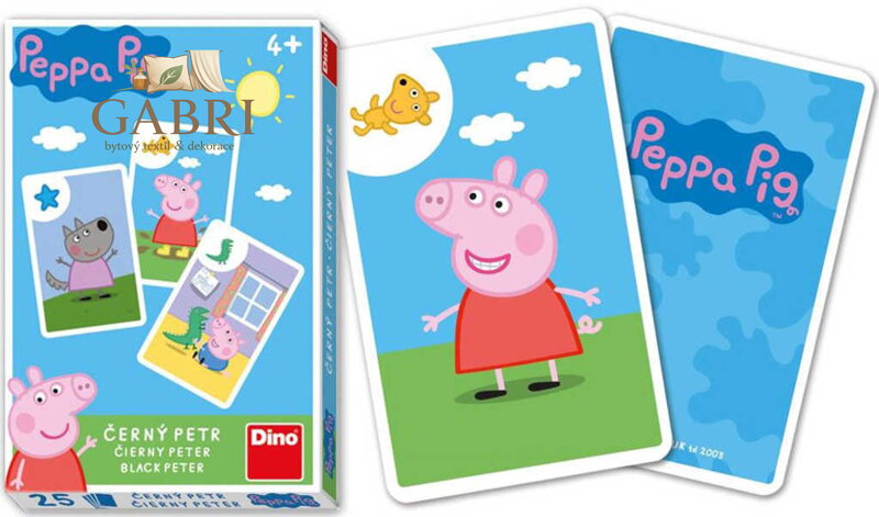 DINO Hra karetní Černý Petr Peppa Pig *SPOLEČENSKÉ HRY*