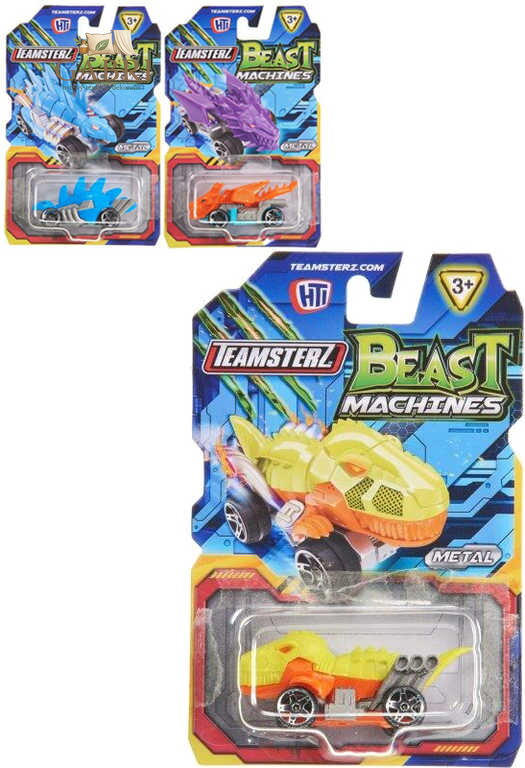 Teamsterz auto kovové příšerka Beast machines 8cm volný chod různé druhy
