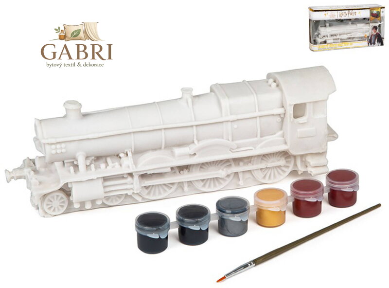 HARRY POTTER Kreativní set bradavický vlak Hogwarts Express k vymalování