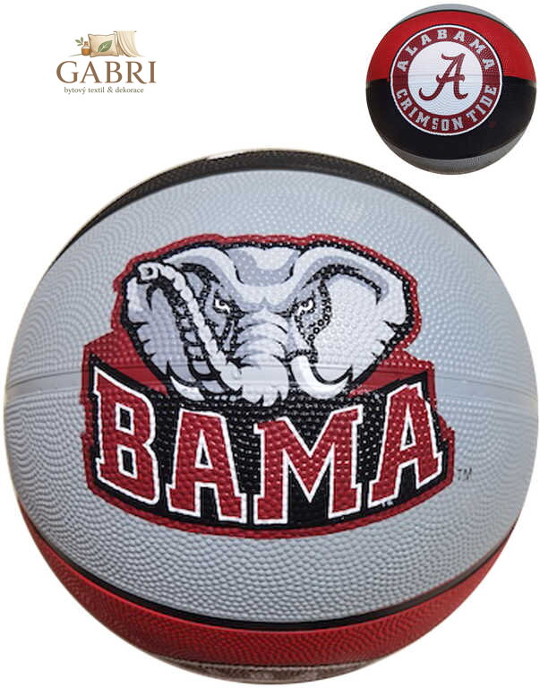 ACRA Míč basketbalový potištěný vel. 7 Alabama Crimson Tide balon