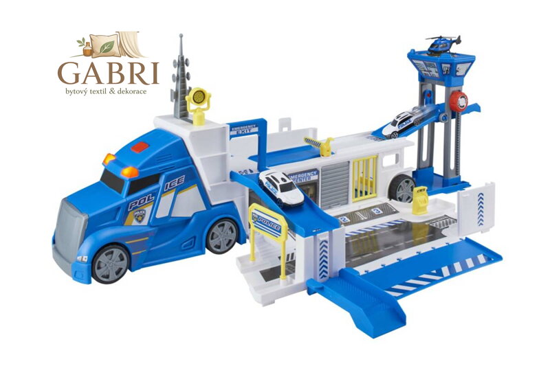 Teamsterz policejní přepravní auto světelné a zvukové efekty