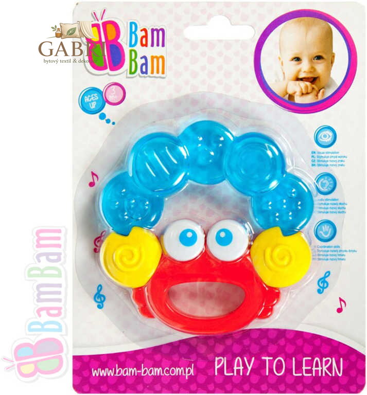 BAM BAM Kousátko plastové KRAB pro miminko