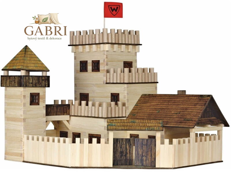 WALACHIA Hrad W19 Hobby Kit DŘEVĚNÁ STAVEBNICE