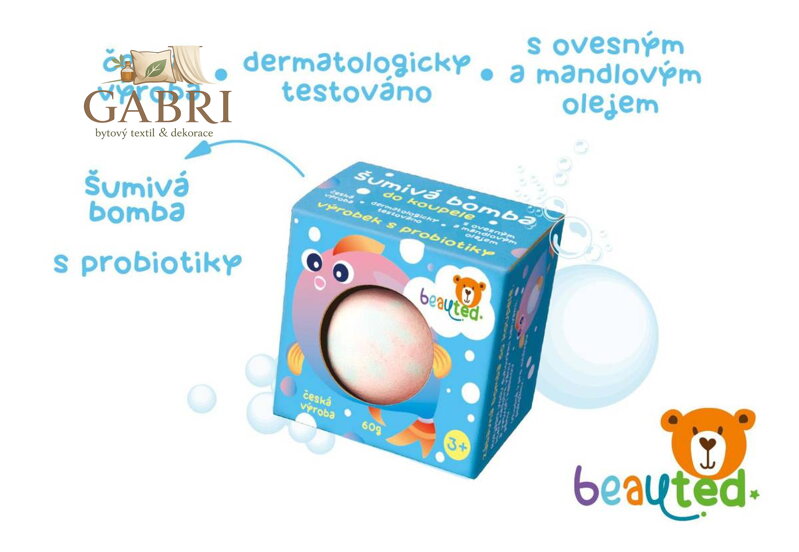 Bomba šumivá do koupele s probiotiky