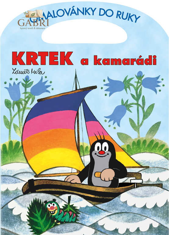 AKIM Omalovánky do ruky A4 (Krteček) Krtek a kamarádi