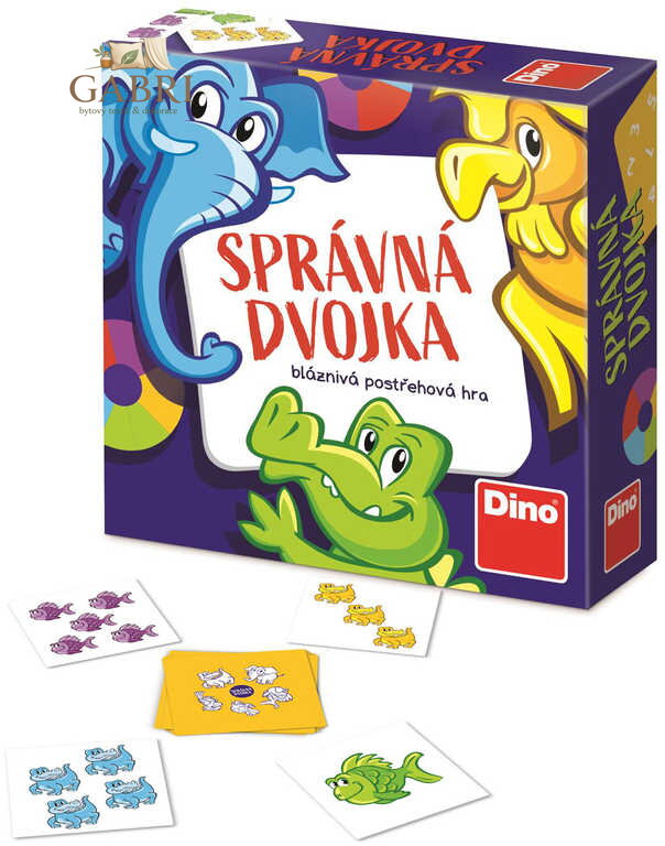 DINO Hra Správná dvojka cestovní *SPOLEČENSKÉ HRY*
