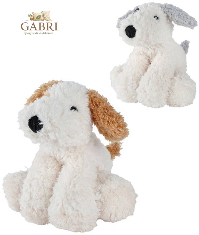 PLYŠ Pes sedící 16cm Take Me Home 2 barvy *PLYŠOVÉ HRAČKY*