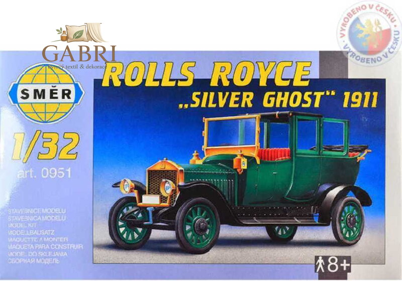 SMĚR Model auto Rolls Royce Silver Ghost 1911 1:32 (stavebnice auta)